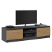 TP Living TV stolek Malwa 140 cm antracit/dub artisan