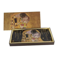 Home Elements Talíř 30 x 13,5 cm, Klimt, Polibek tmavý
