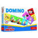 Domino papírové Mickey Mouse a přátelé 21 kartiček společenská hra v krabici 21x14x4cm