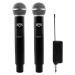 Veles-X Dual Wireless Handheld Microphone Party Karaoke System with Receiver Bezdrátový set 195 