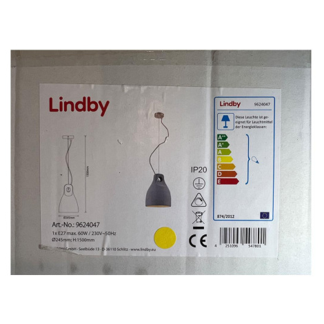 Lindby Lindby - Lustr na lanku MORTON 1xE27/60W/230V