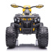 mamido  Dětská elektrická čtyřkolka ATV Power 4x4 žlutá