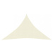 Stínící plachta trojúhelníková HDPE 3 x 3 x 3 m Dekorhome Béžová,Stínící plachta trojúhelníková 