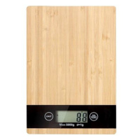 Verk 17099 Bambusová kuchyňská váha 5 kg LCD 23 × 16 cm