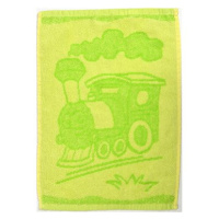 Profod dětský ručník Bebé mašinka zelený 30 × 50 cm