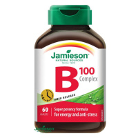 Jamieson B-komplex 100 mg s postupným uvolňováním 60 tablet