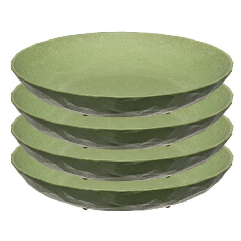 Koziol Sada hlubokých talířů Organic tmavě zelená