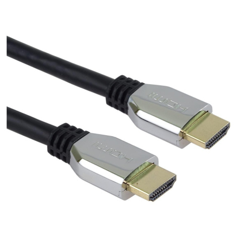 PremiumCord ULTRA HDMI 2.1 High Speed + Ethernet kabel 8K@60Hz,zlacené 1,5m