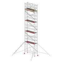 Altrex Úzké pojízdné lešení RS TOWER 41, dřevěná plošina, délka 2,45 m, pracovní výška 10,20 m