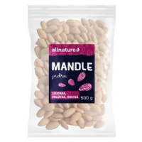 Allnature Mandle loupané pražené solené 500 g