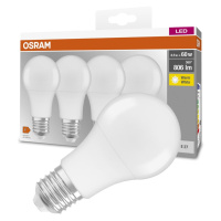 4PAK LED žárovka LED E27 A60 8,5W = 60W 806lm 2700K Teplá 300° OSRAM Base