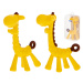Silikonové kousátko žlutá žirafa