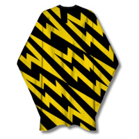 Marmara Barber Capes - pláštěnky ke stříhání - vzorované, na háček CSP-YT-YELLOW THUNDER - žluto