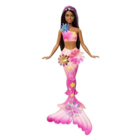 Mattel JDM73 Barbie mořská panna s kouzelnou květinou brunetka