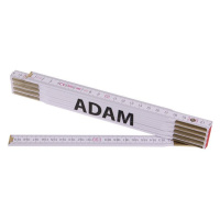 FESTA Metr skládací 2m ADAM (PROFI, bílý, dřevo)