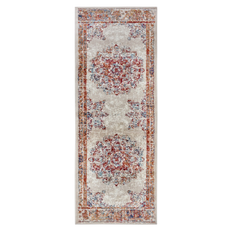 Hanse Home Collection koberce Kusový koberec Luxor 105639 Maderno Cream Multicolor - 80x240 cm