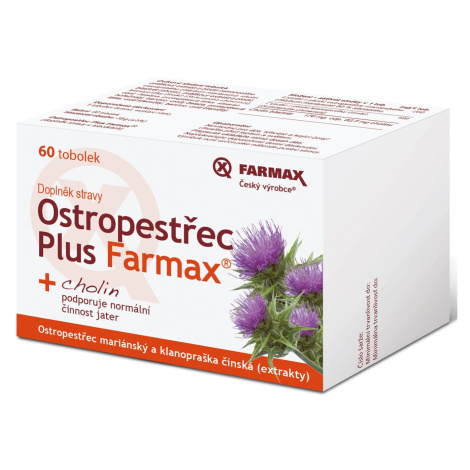 Farmax Ostropestřec Plus Farmax 60 tobolek