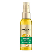 Pantene Pro-V Smooth & Sleek Argan Infused Vlasový Olej 100 ml Krepaté, Matné. Bez oplachu