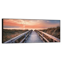 Obraz 150x60 cm Beach Footbridge