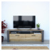 Kalune Design TV stolek MANHATTAN 150 cm dub/šedý