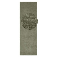 Tmavě zelený běhoun Mint Rugs Supersoft, 80 x 250 cm