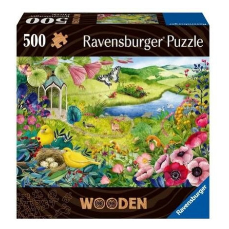 Dřevěné puzzle Divoká zahrada 500 dílků RAVENSBURGER