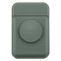 Peněženka UNIQ Flixa magnetic card wallet with stand green MagSafe (UNIQ-FLIXA-LICHENGREEN)