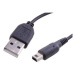 Avacom USB kabel (2.0), USB A samec - Nintendo 3DS samec, 1.2m, kulatý, černý