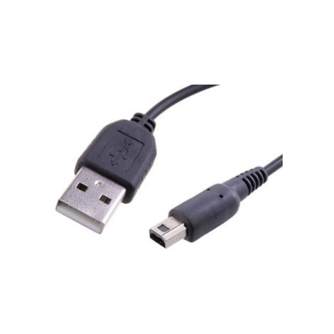 Avacom USB kabel (2.0), USB A samec - Nintendo 3DS samec, 1.2m, kulatý, černý