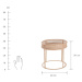 BOHO LOUNGE Odkládací stolek 40 cm