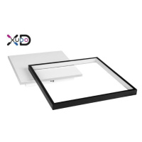 XD-LA100 LED přisazené svítidlo lustr 27W 45x35cm černé CCT,  dálkové ovládání