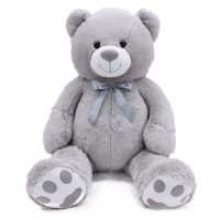 Rappa Velký plyšový medvěd Bruno šedá, 120 cm
