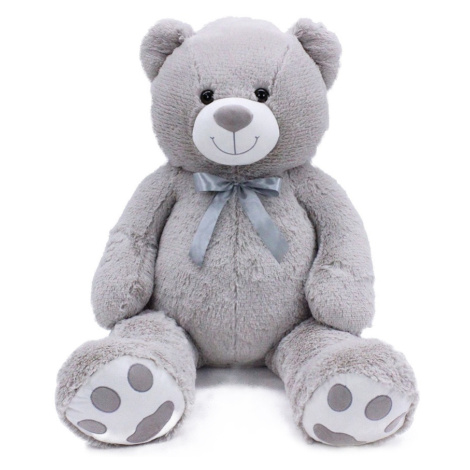 Rappa Velký plyšový medvěd Bruno šedá, 120 cm