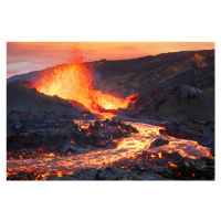 Fotografie La Fournaise Volcano, Barathieu Gabriel, 40 × 26.7 cm