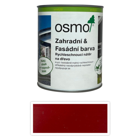 OSMO Zahradní a fasádní barva na dřevo 0.75 l Ohnivě červená 7530