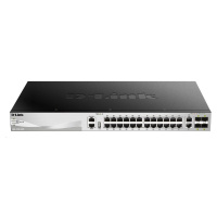 D-Link DGS-3130-30TS/E L3 Stackable Managed Gigabit Switch, 24x gigabit, 2x 10GBASE-T, 4x SFP+