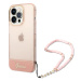 Kryt Guess GUHCP14LHGCOHP iPhone 14 Pro 6,1" pink hardcase Translucent Pearl Strap (GUHCP14LHGCO