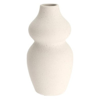 Home Styling Collection Dekorační keramická váza 14 cm bílá