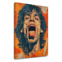 Obrázek MICK JAGGER - Síla rockové scény | 100% originální akrylová barva