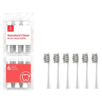 Oclean Standard clean brush hlavice 6 ks, bílé