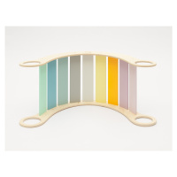 ELIS DESIGN Montessori houpačka 5in1 light varianta: natur okraje, barevné desky