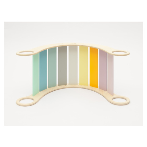 ELIS DESIGN Montessori houpačka 5in1 light varianta: natur okraje, barevné desky Elisdesign