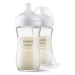 PHILIPS AVENT - Láhev Natural Response skleněná 240 ml, 1m+, 2 ks