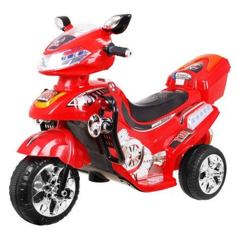 mamido  Dětská elektrická motorka 118 červená