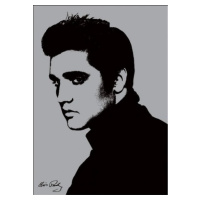 Umělecký tisk Elvis Presley - Metallic, 60x80 cm