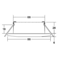 BRUMBERG BRUMBERG Chooose LED downlight, kulatý, nikl