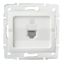 Kanlux 25109 LOGI Datová zásuvka RJ45Cat 6 Jack - bílá