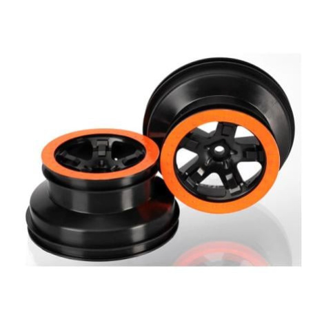 Traxxas disk 2.2/3.0" SCT černý-oranžový (2) (2WD přední)