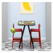 PEDRALI - Nízká barová židle VOLT 677 DS - červená