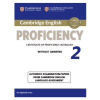 Cambridge English: Proficiency (CPE) 2 Student´s Book without Answers Cambridge University Press